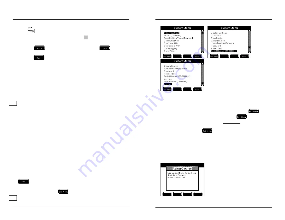 YSI MultiDO 5400 User Manual Download Page 44