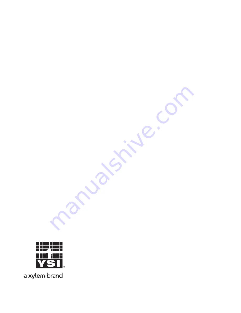 YSI MultiLab 4010-1W Quick Start Manual Download Page 52