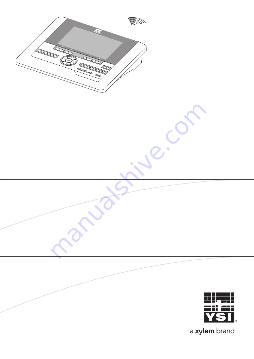 YSI MultiLab 4010-2W Quick Start Manual Download Page 1