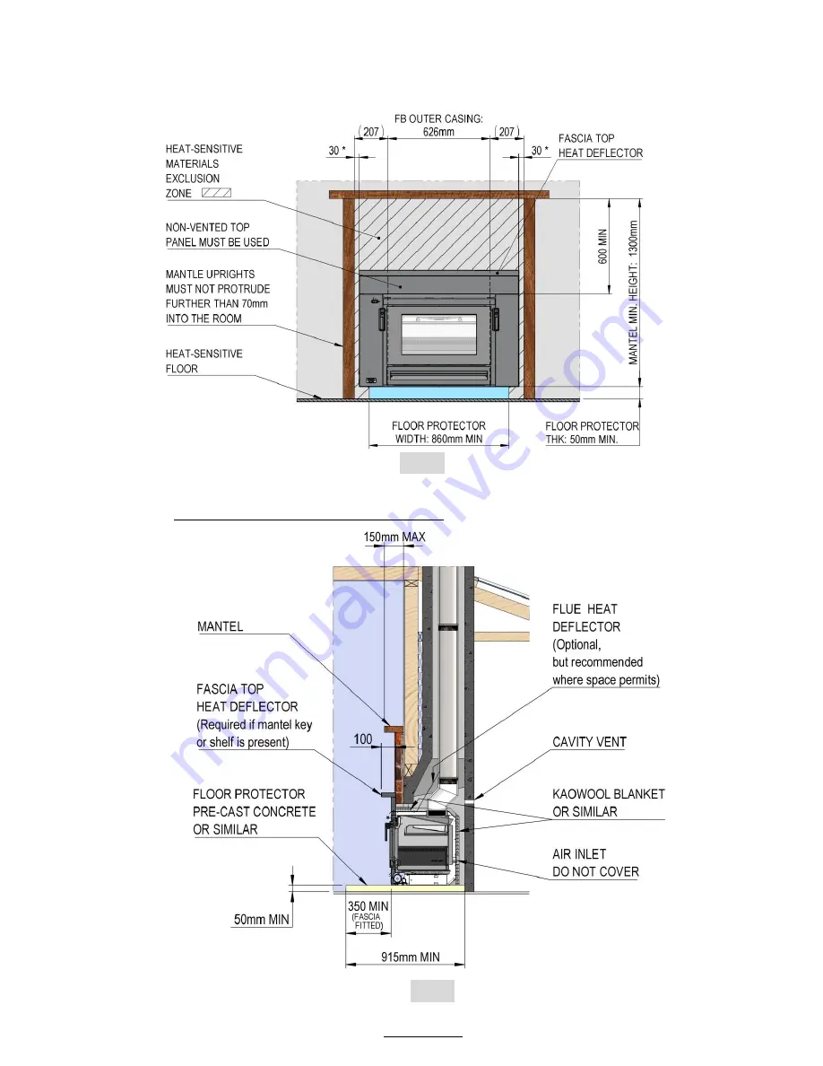 Yunca Heating XANDER INSERT Installation Manual Download Page 7