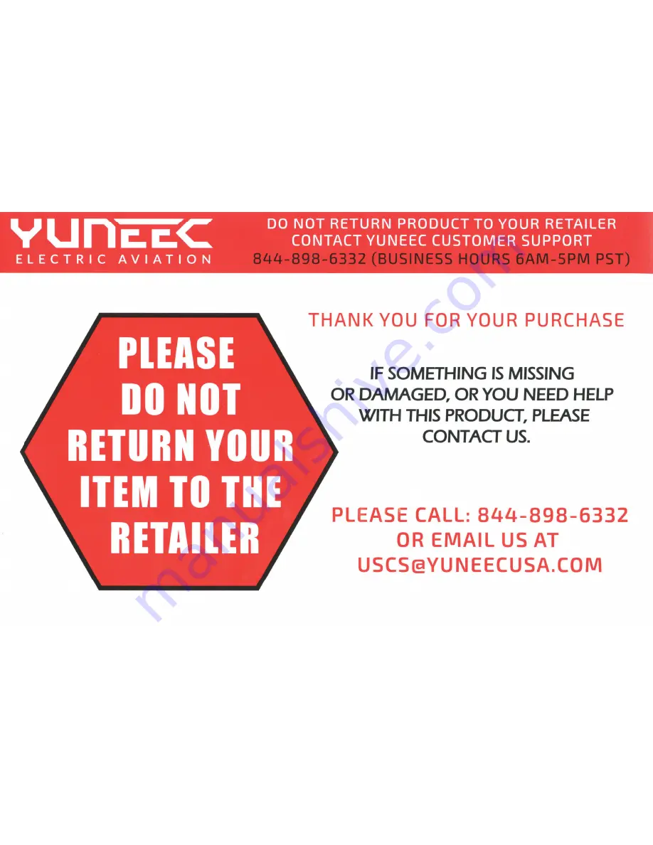 YUNEEC Breeze FPV User Manual Download Page 1