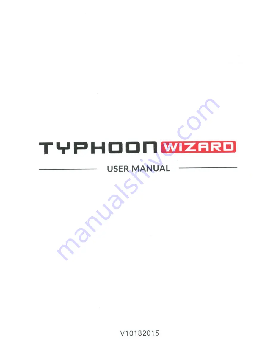 YUNEEC TYPHOON Wizard Скачать руководство пользователя страница 1