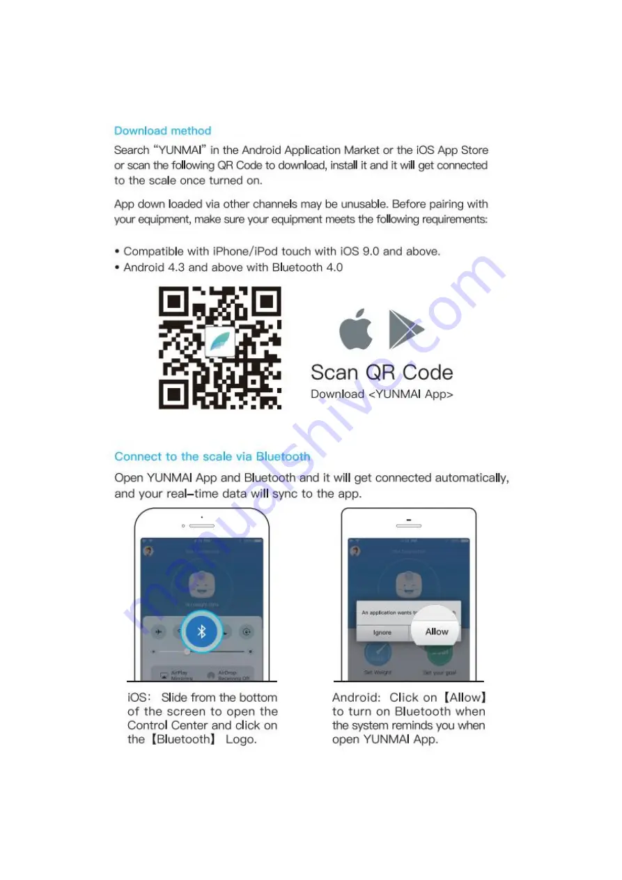 Yunmai M1805 Instructions Manual Download Page 5