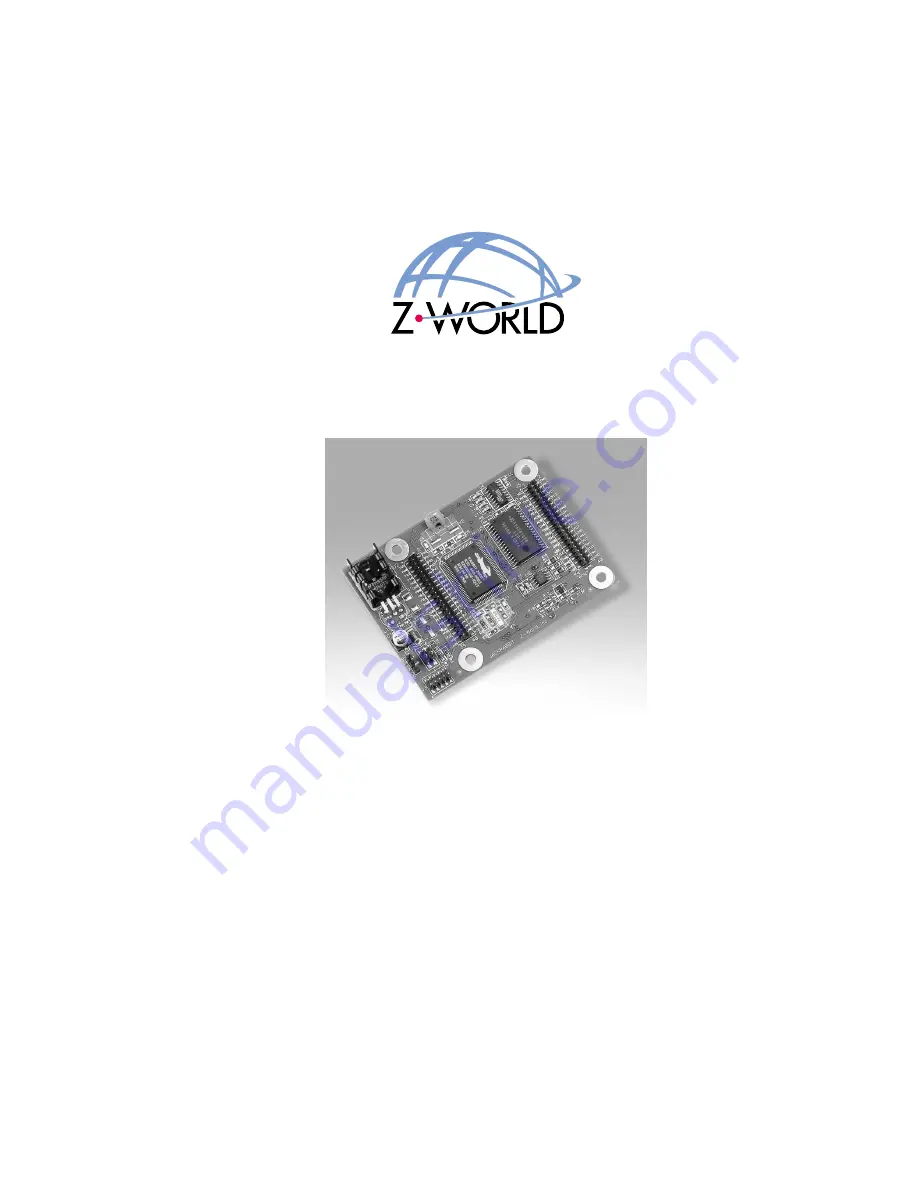 Z-World BL1800 User Manual Download Page 1