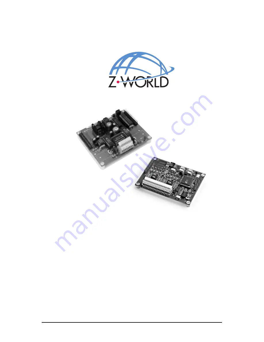 Z-World XP8600 User Manual Download Page 1