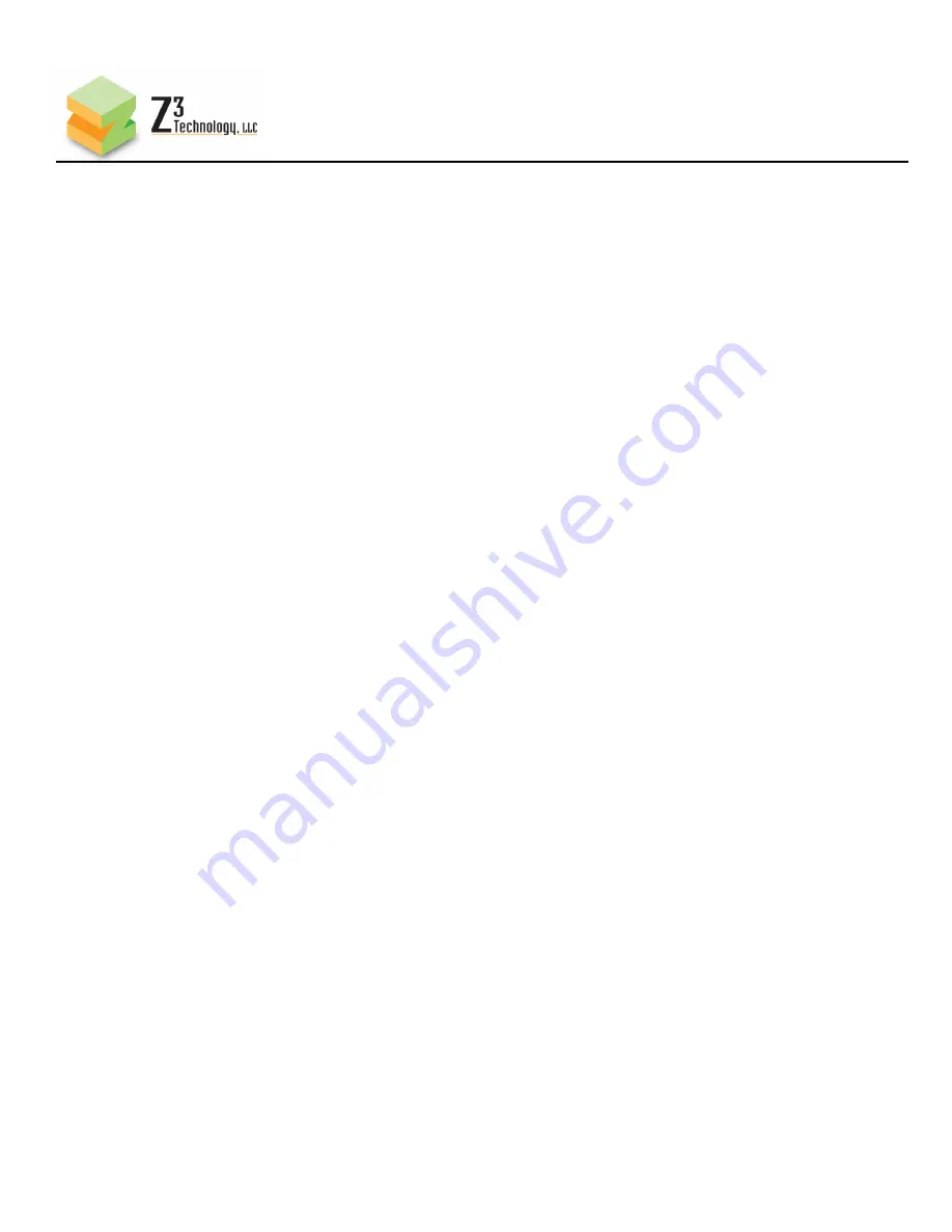 Z3 Technology DM8168-APP-41 Manual Download Page 7