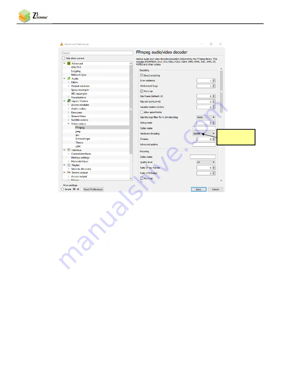 Z3 Technology FSDI-DCK-1X User Manual Download Page 59