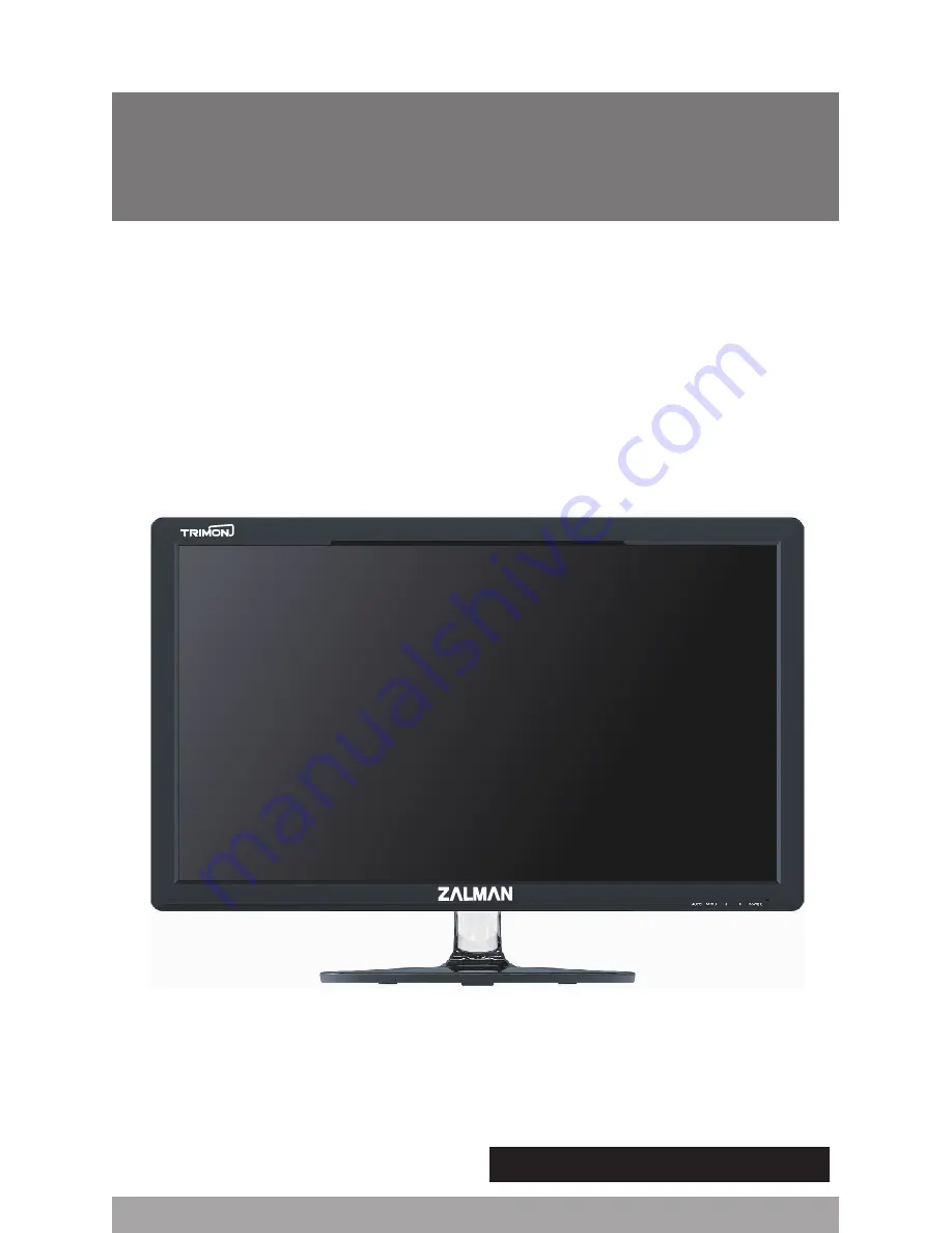 ZALMAN TM270VA LED Скачать руководство пользователя страница 1