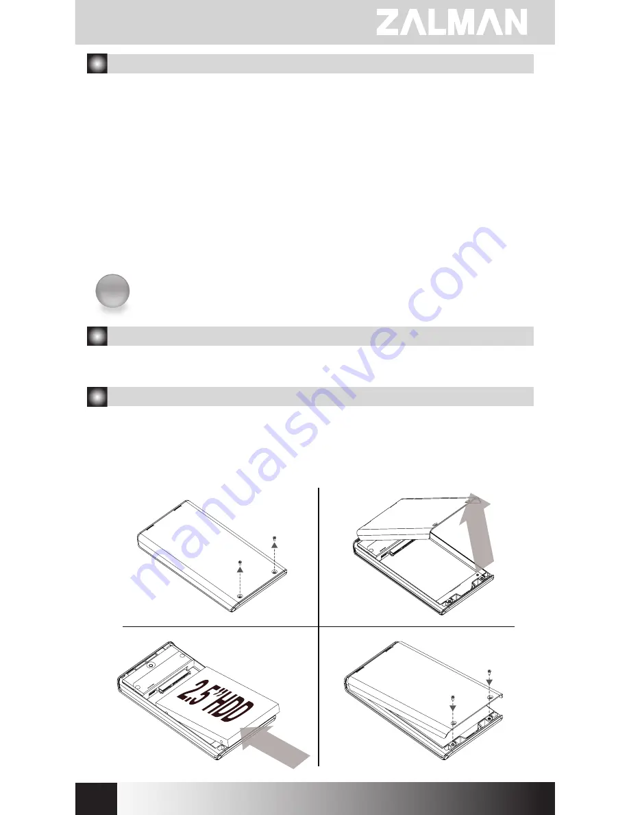 ZALMAN ZM-ve400 Quick Manual Download Page 4