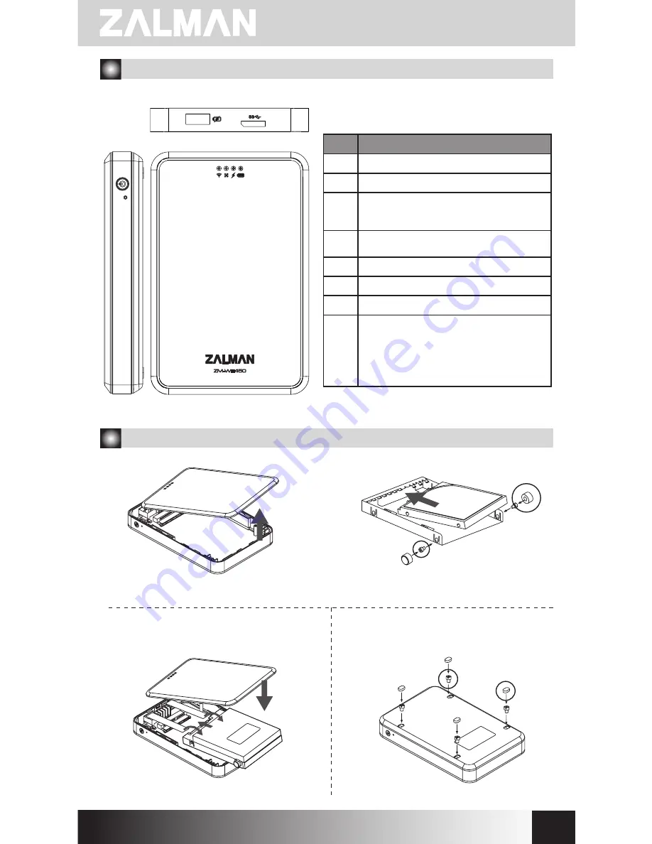 ZALMAN ZM-WE450 Скачать руководство пользователя страница 7