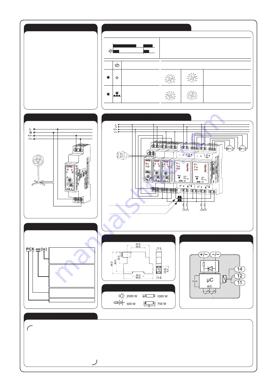 Zamel PCM-02/24V Instruction Manual Download Page 2