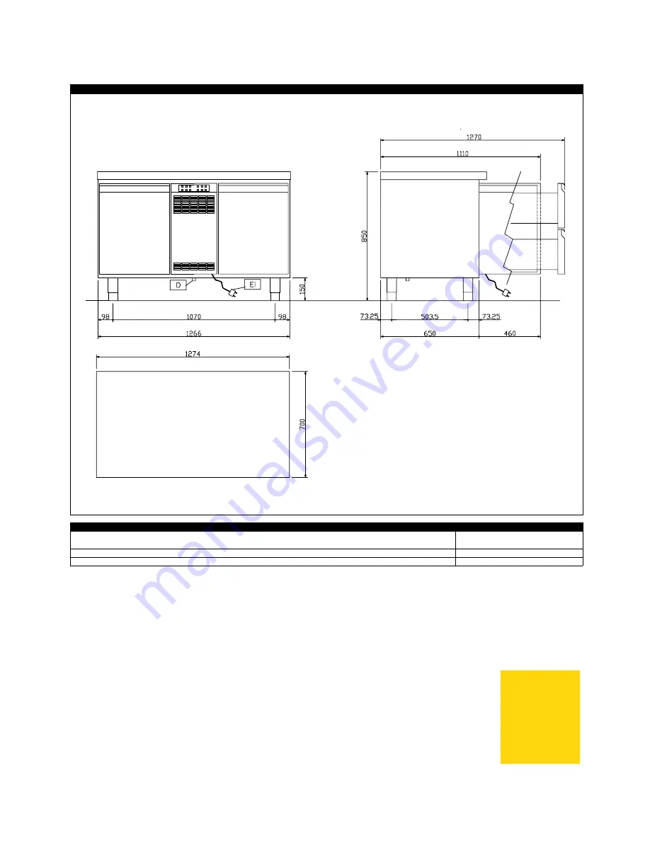 Zanussi 113186 Technical Data Download Page 3