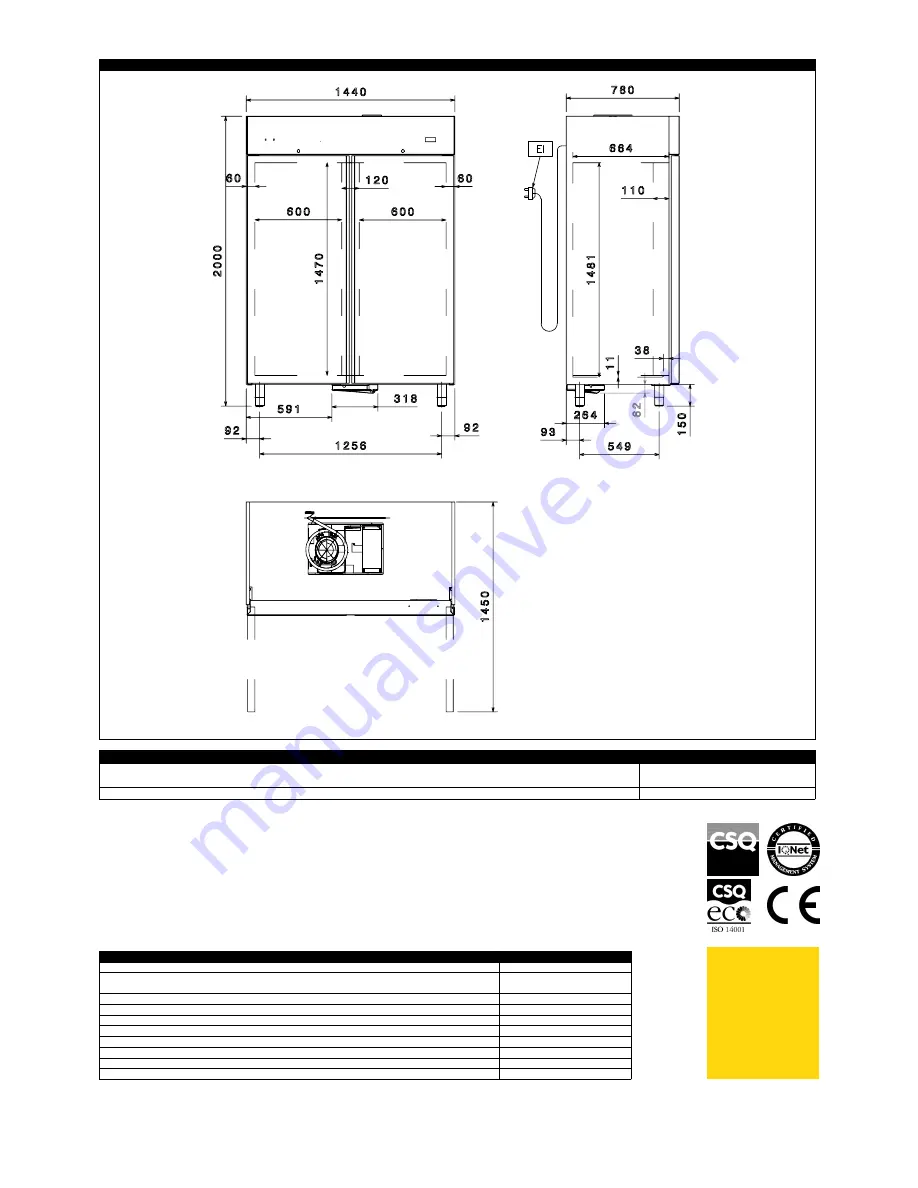 Zanussi 726465 Specifications Download Page 2