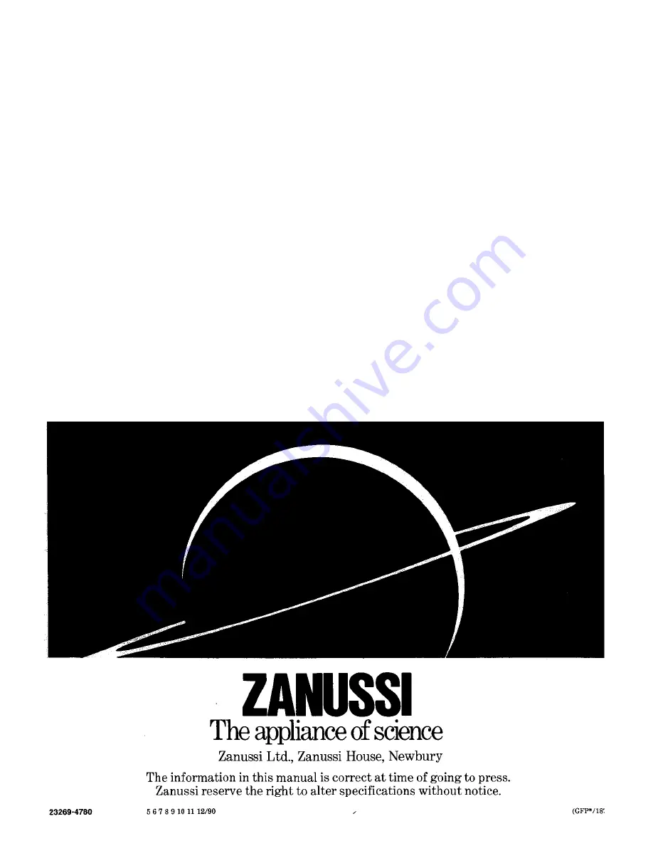 Zanussi DF 102/3T Instruction Booklet Download Page 24