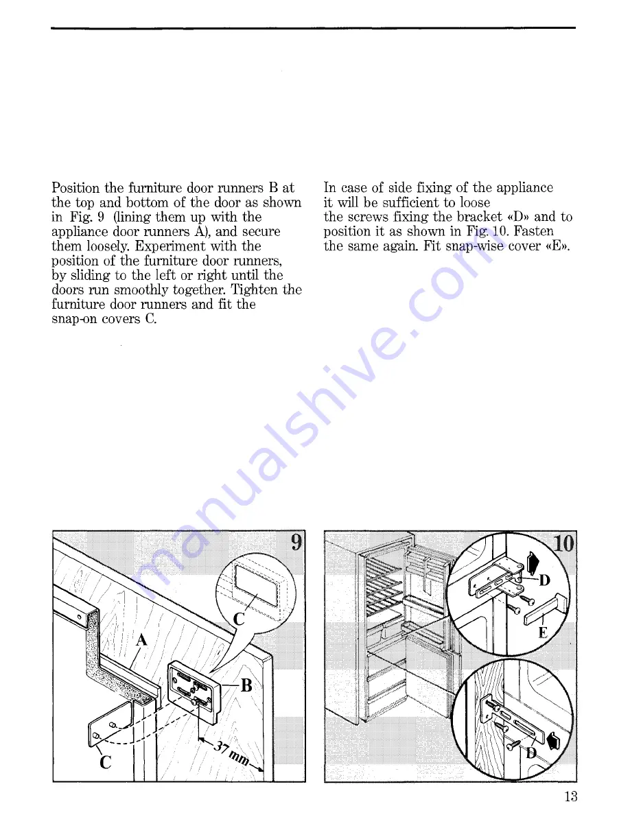 Zanussi Di220/95 Instructions For The Use And Care Download Page 13