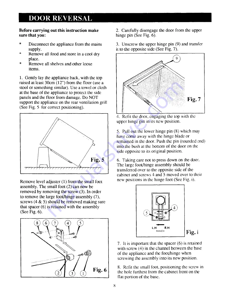 Zanussi DR 43L Instructions For The Use And Care Download Page 9