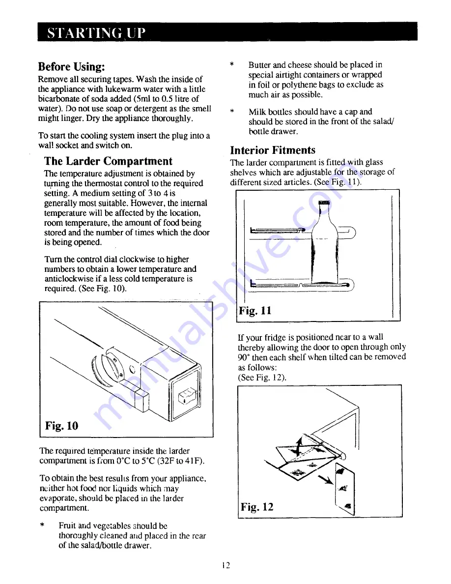 Zanussi DR 43L Instructions For The Use And Care Download Page 13