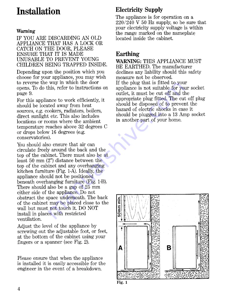 Zanussi DR 56/L Instructions For The Use And Care Download Page 4