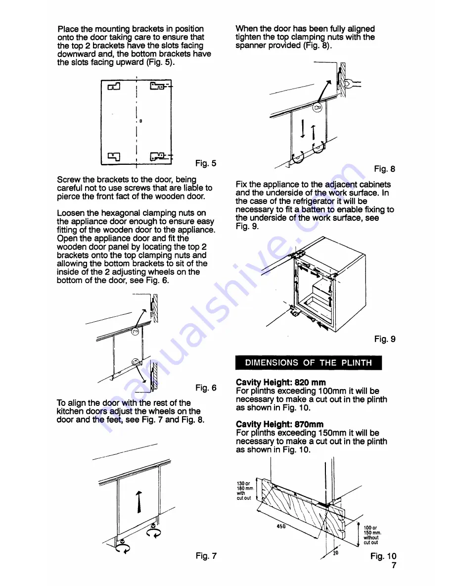 Zanussi DVi 35 Instructions For Use And Care Manual Download Page 9