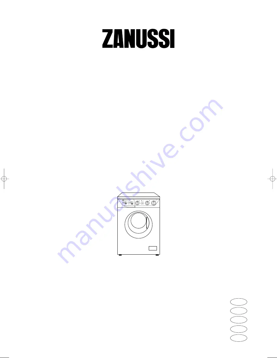 Zanussi F 1032 Instruction Booklet Download Page 1