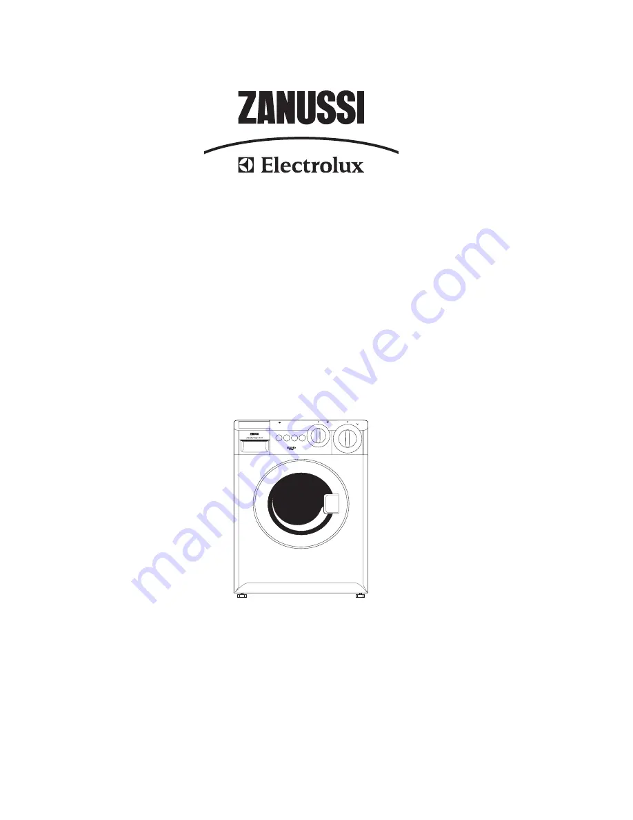 Zanussi FC 1200W Instruction Booklet Download Page 1