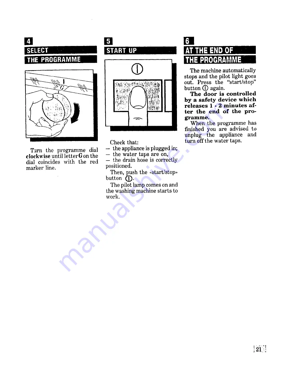 Zanussi FJ 831 Instruction Booklet Download Page 21