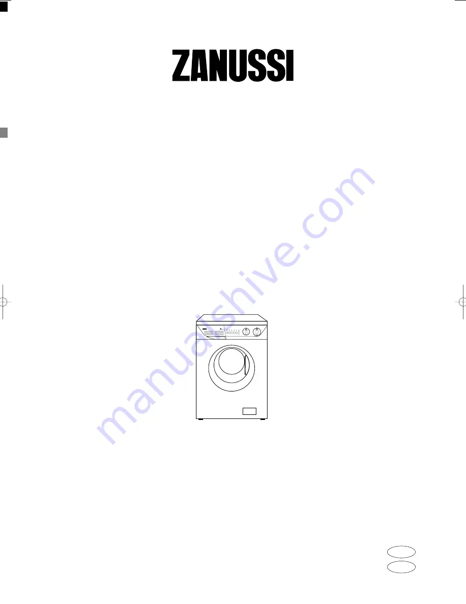 Zanussi FL 1008 Instruction Booklet Download Page 1