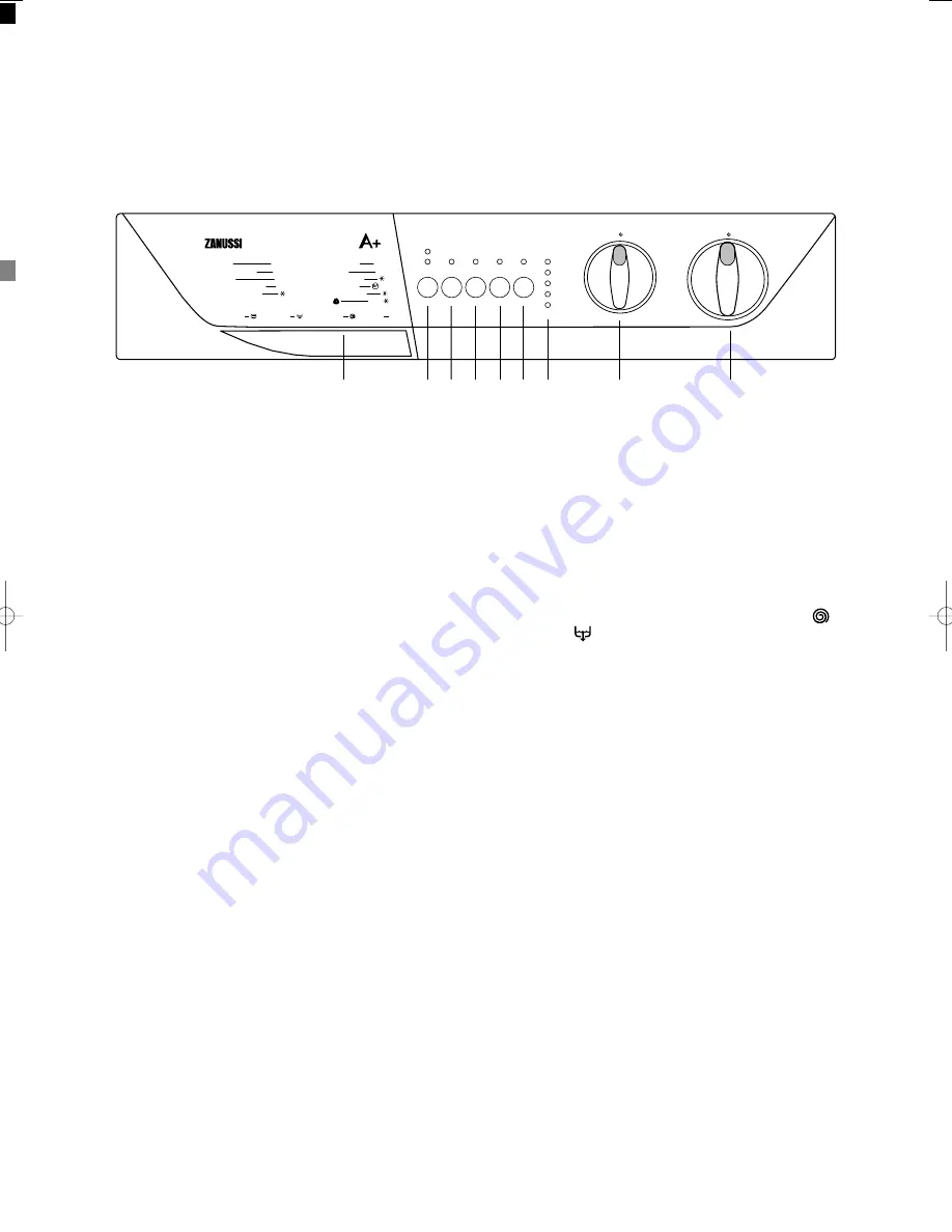 Zanussi FL 1008 Скачать руководство пользователя страница 10