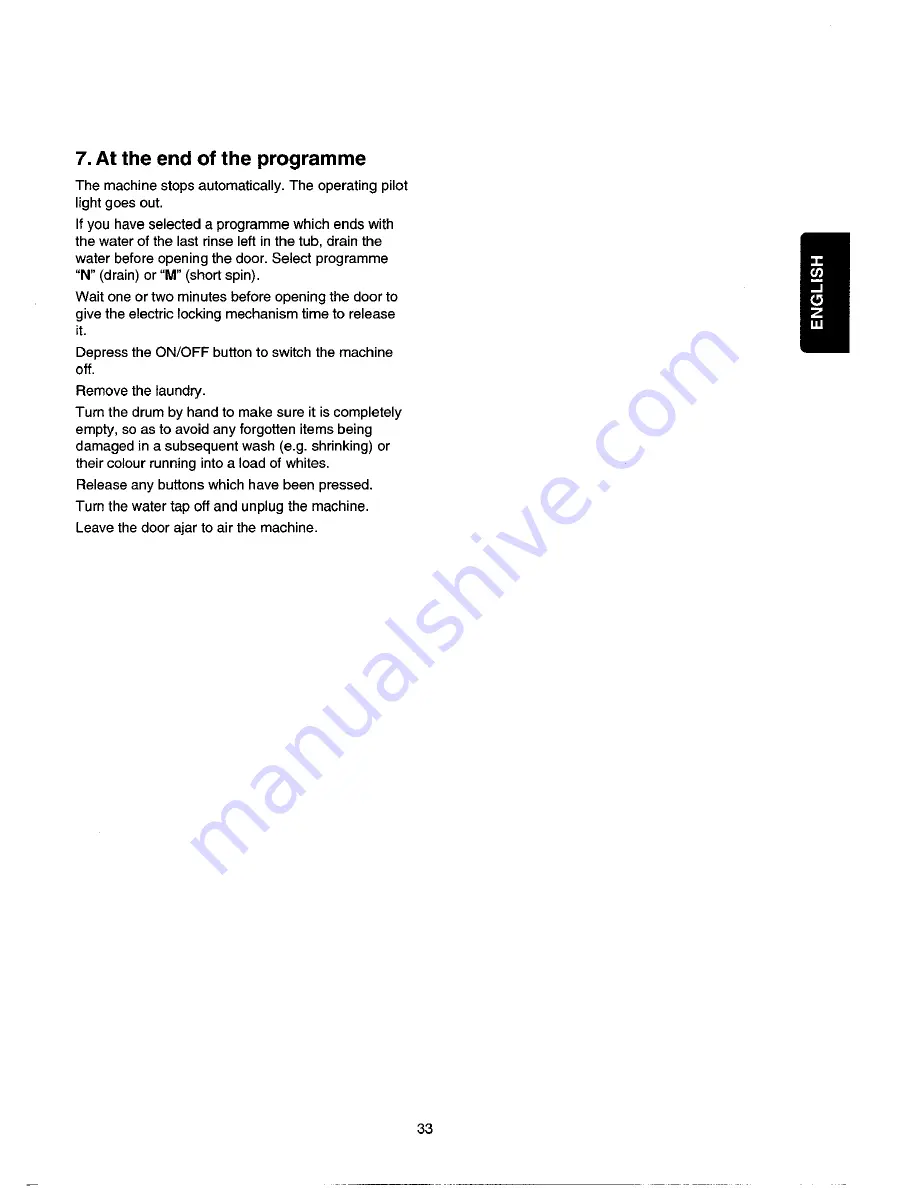 Zanussi FLS 896 V Installation And Instruction Manual Download Page 14