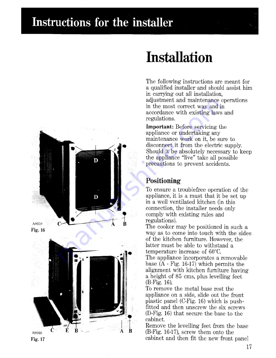 Zanussi MC19 M Instructions For Use Manual Download Page 17