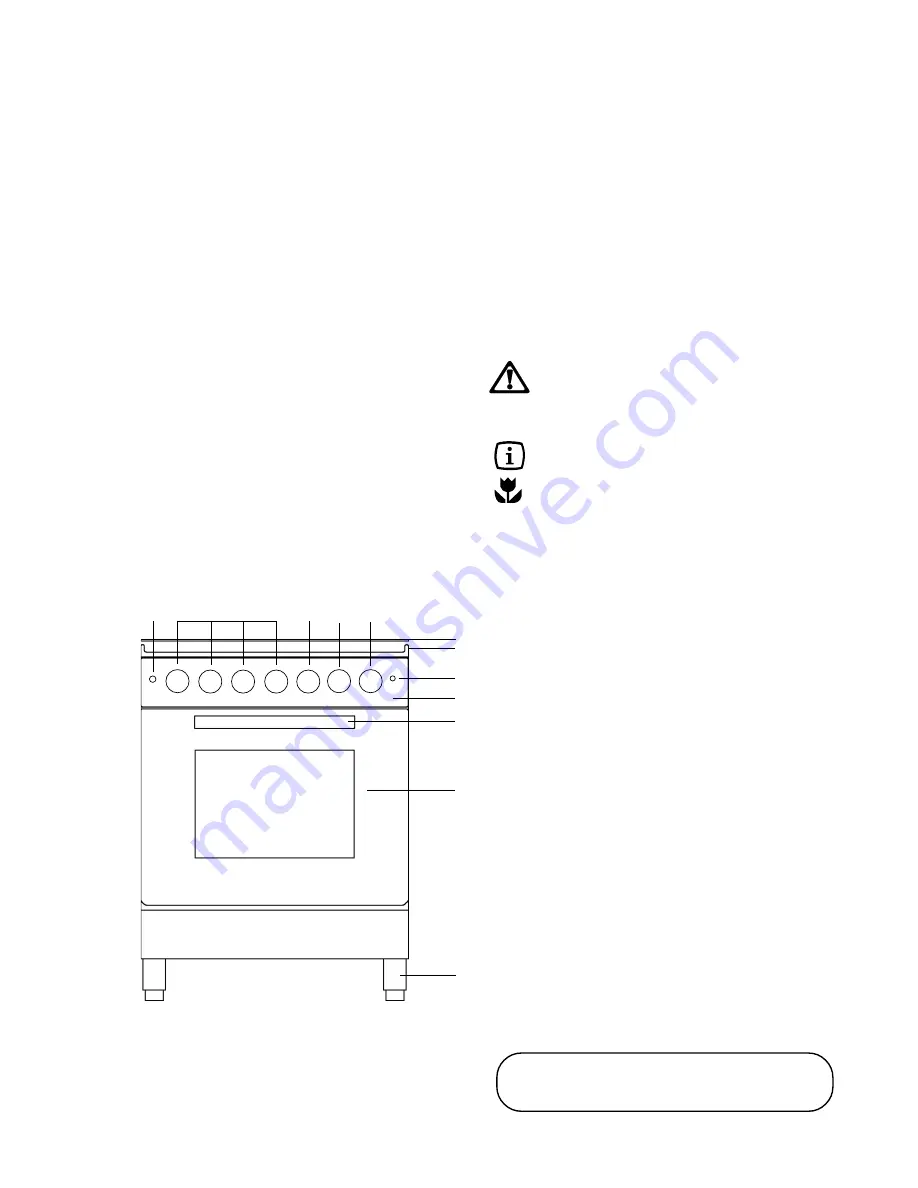 Zanussi Mixed Fuel Cookers Instruction Booklet Download Page 3