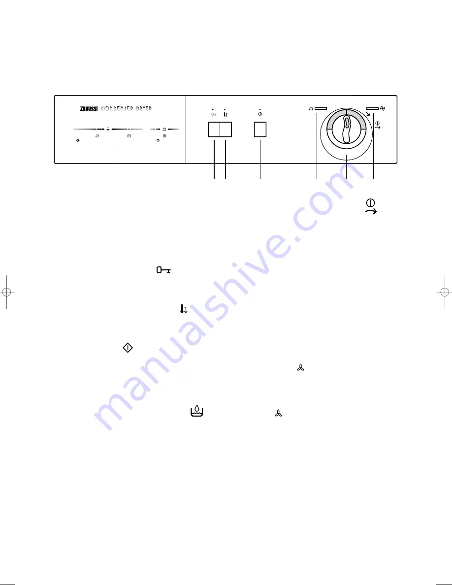 Zanussi TCS 603 LT Instruction Booklet Download Page 8