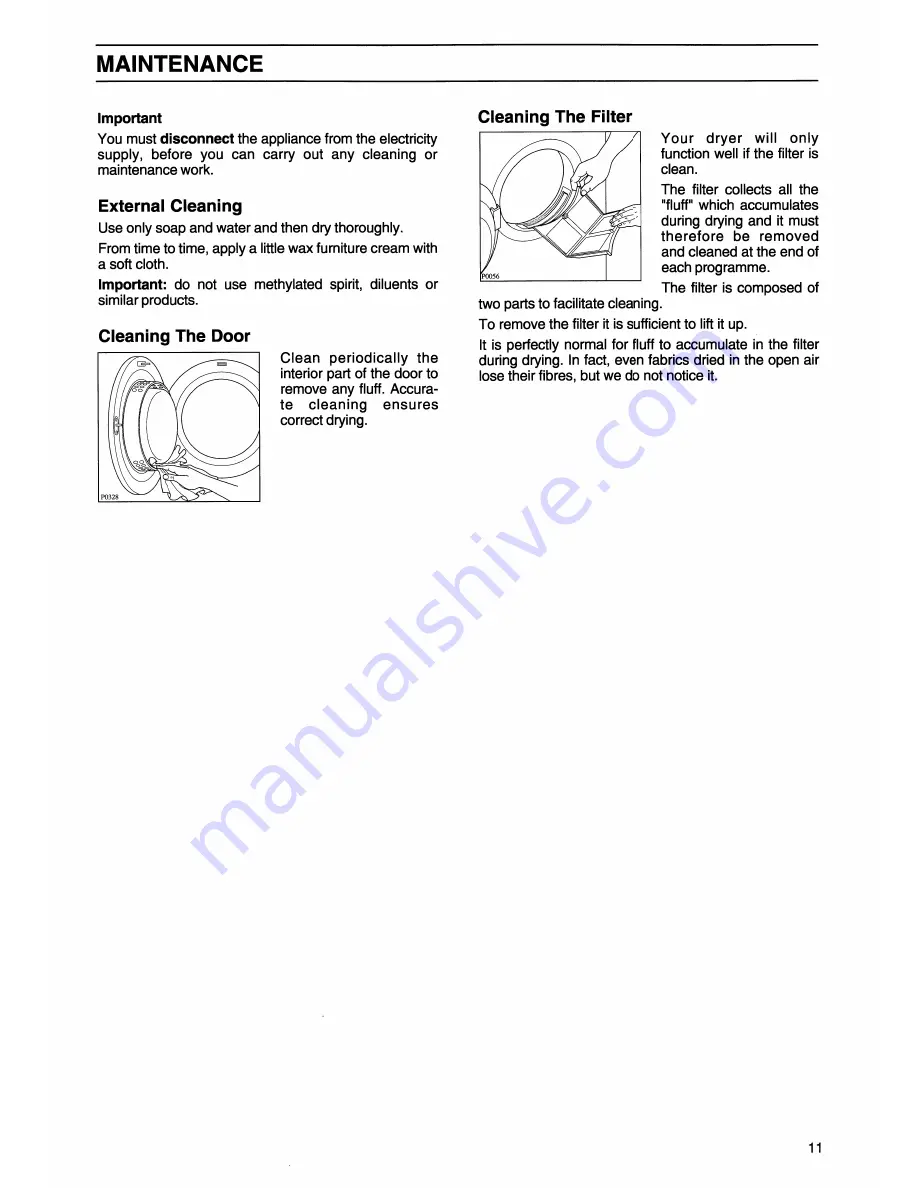 Zanussi TD520 Instruction Booklet Download Page 11