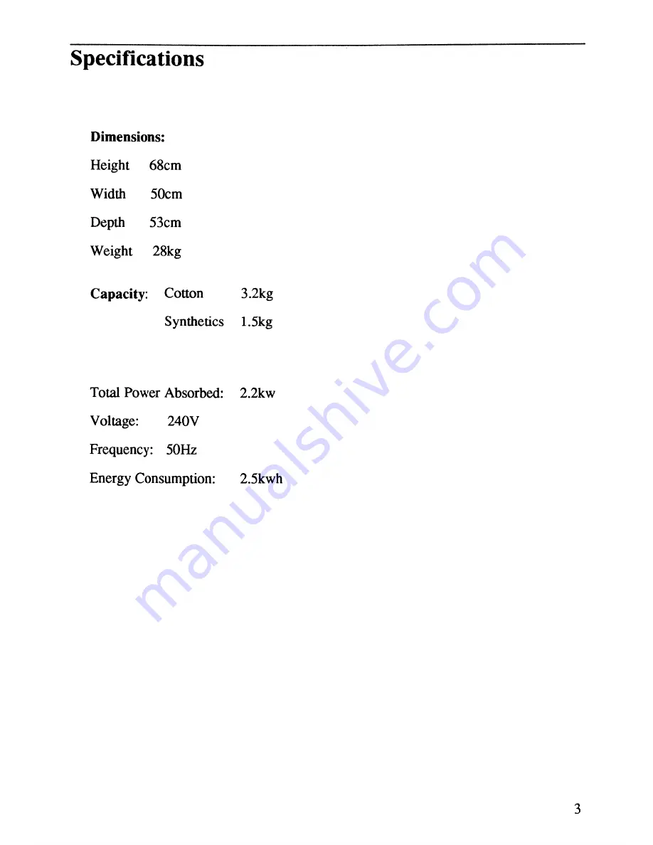 Zanussi TD61/A Instructions For The Use And Care Download Page 5