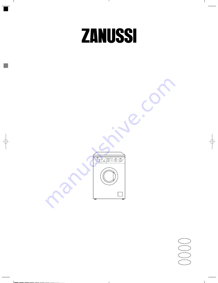 Zanussi W1202 Скачать руководство пользователя страница 1