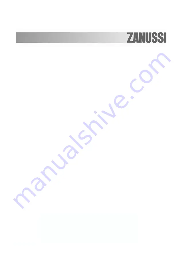 Zanussi ZBB 6297 Instruction Booklet Download Page 1