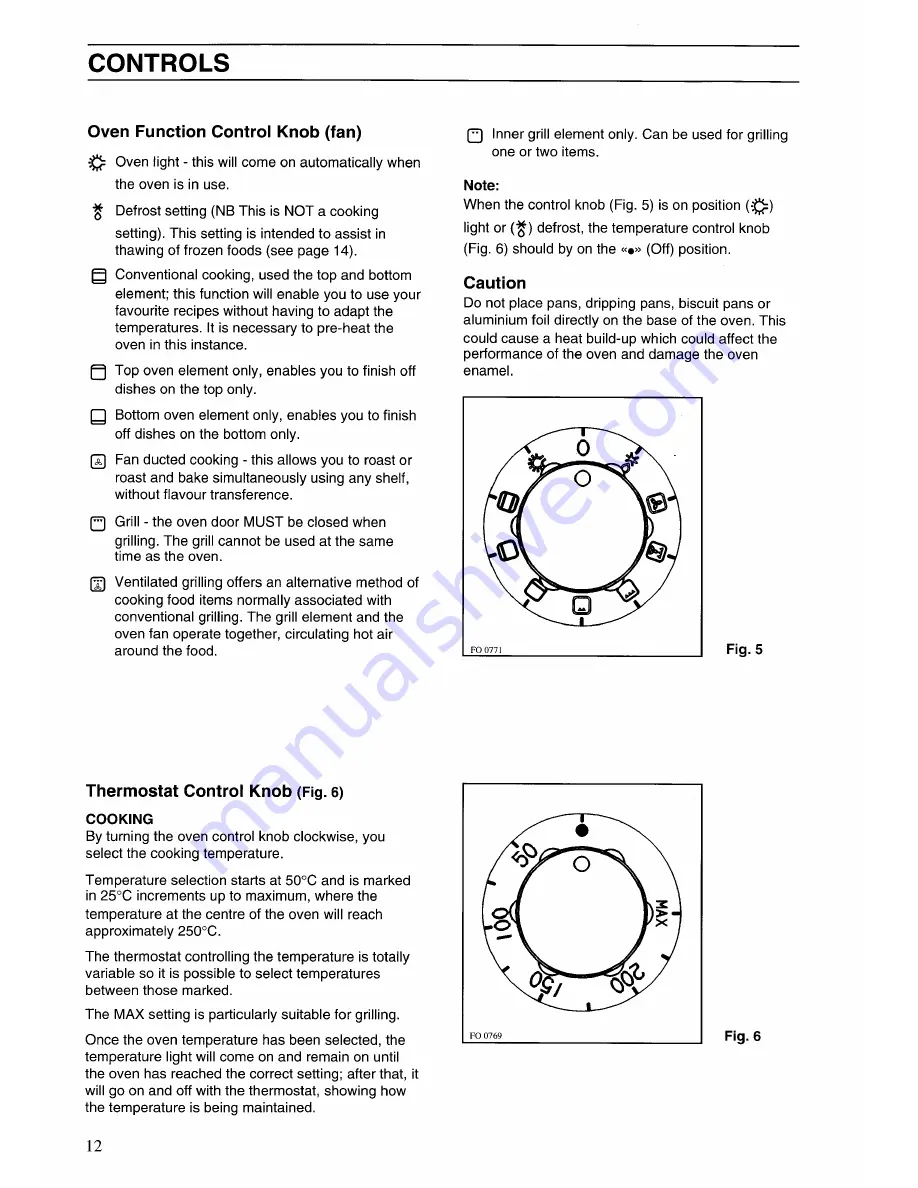 Zanussi ZBS 703 SS Operating And Installation Manual Download Page 12