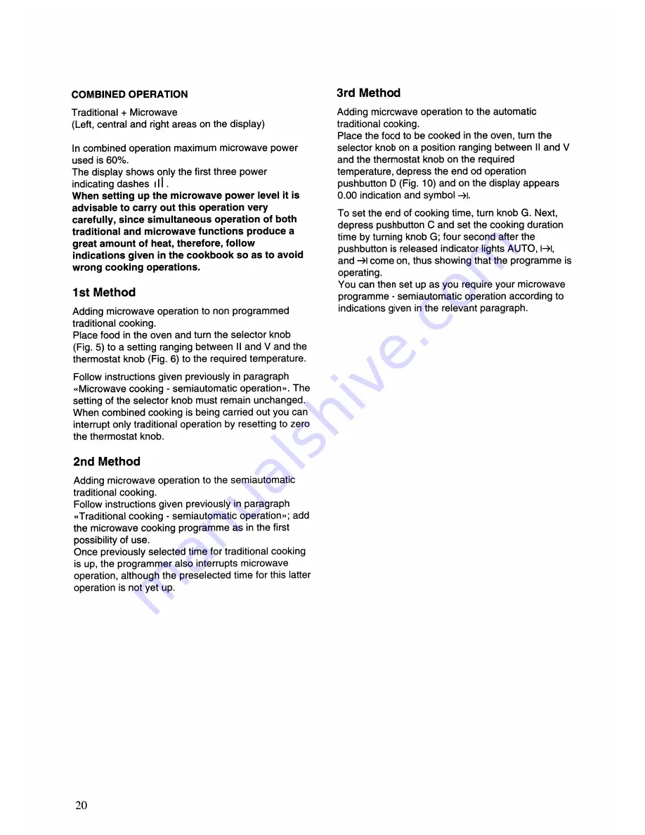 Zanussi ZBS 705 B Operating And Installation Manual Download Page 19