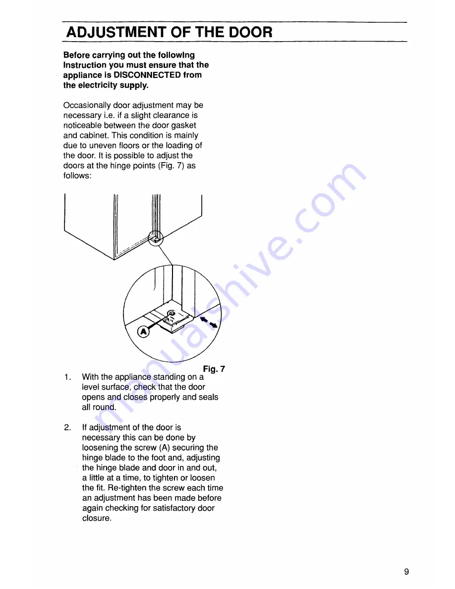 Zanussi ZC 37 FF Instruction Booklet Download Page 10