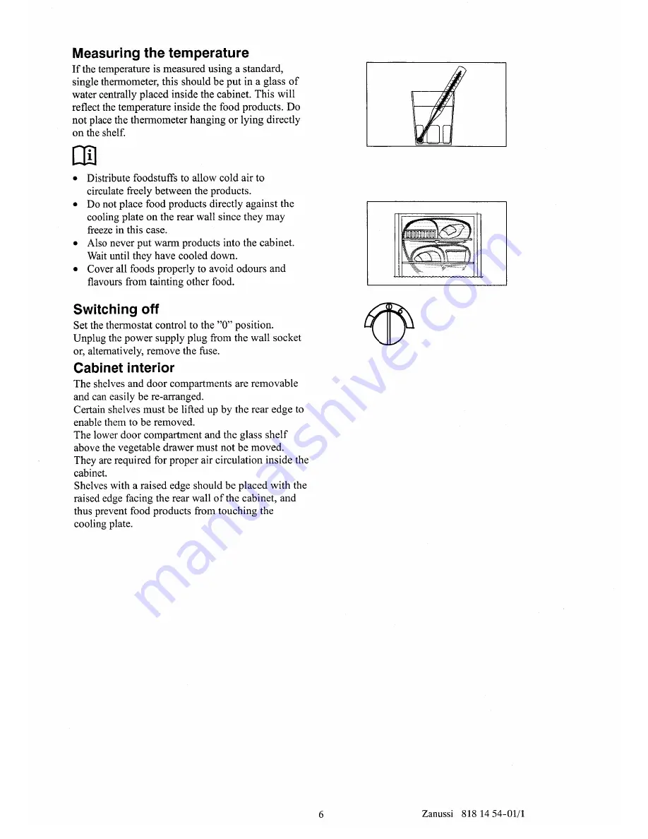 Zanussi ZC135R Instruction Booklet Download Page 6