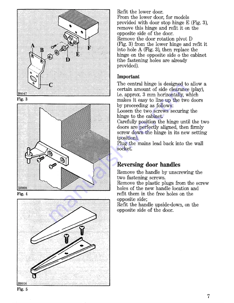 Zanussi ZC2301/2T - ZF65/14 Instructions For The Use And Care Download Page 7