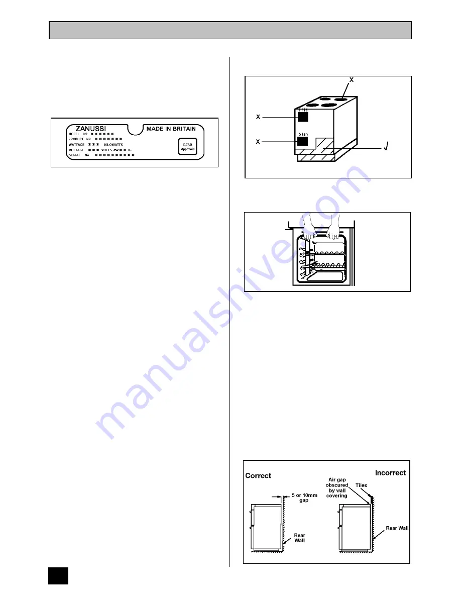 Zanussi ZCE 7600 Скачать руководство пользователя страница 8