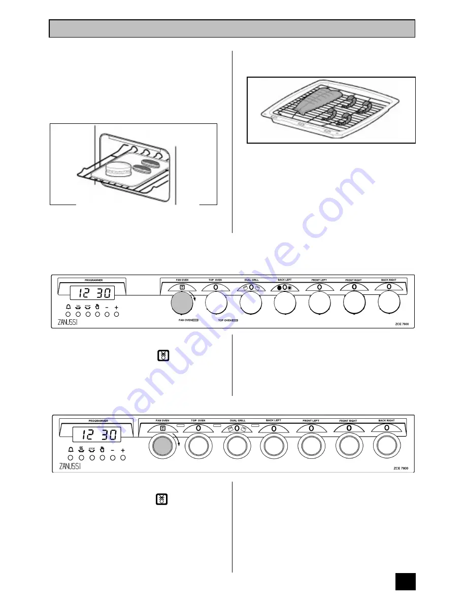 Zanussi ZCE 7600 Instruction Booklet Download Page 27