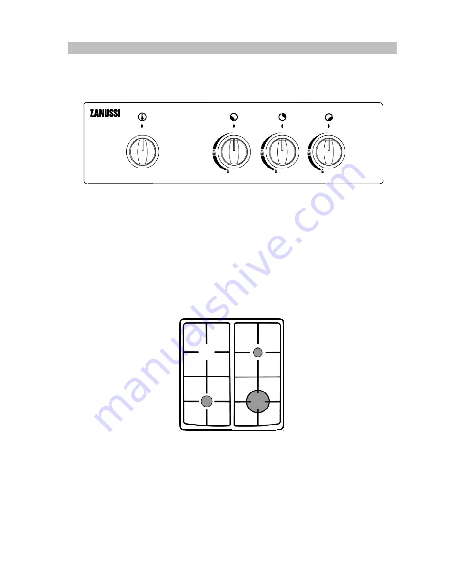 Zanussi ZCG 551GW User Manual Download Page 5