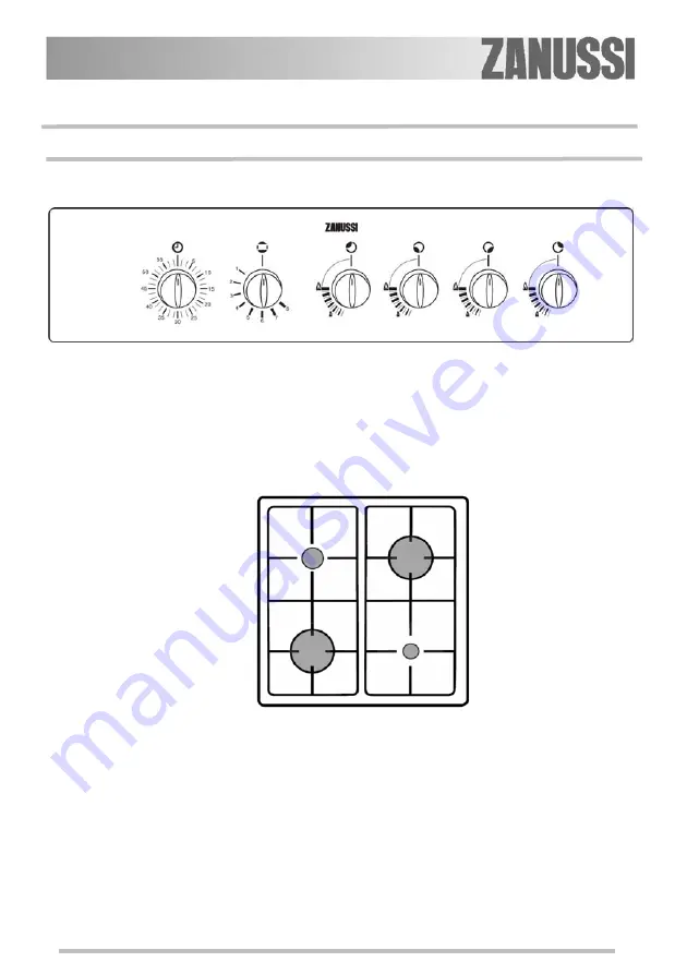 Zanussi ZCG053GW1 Скачать руководство пользователя страница 5