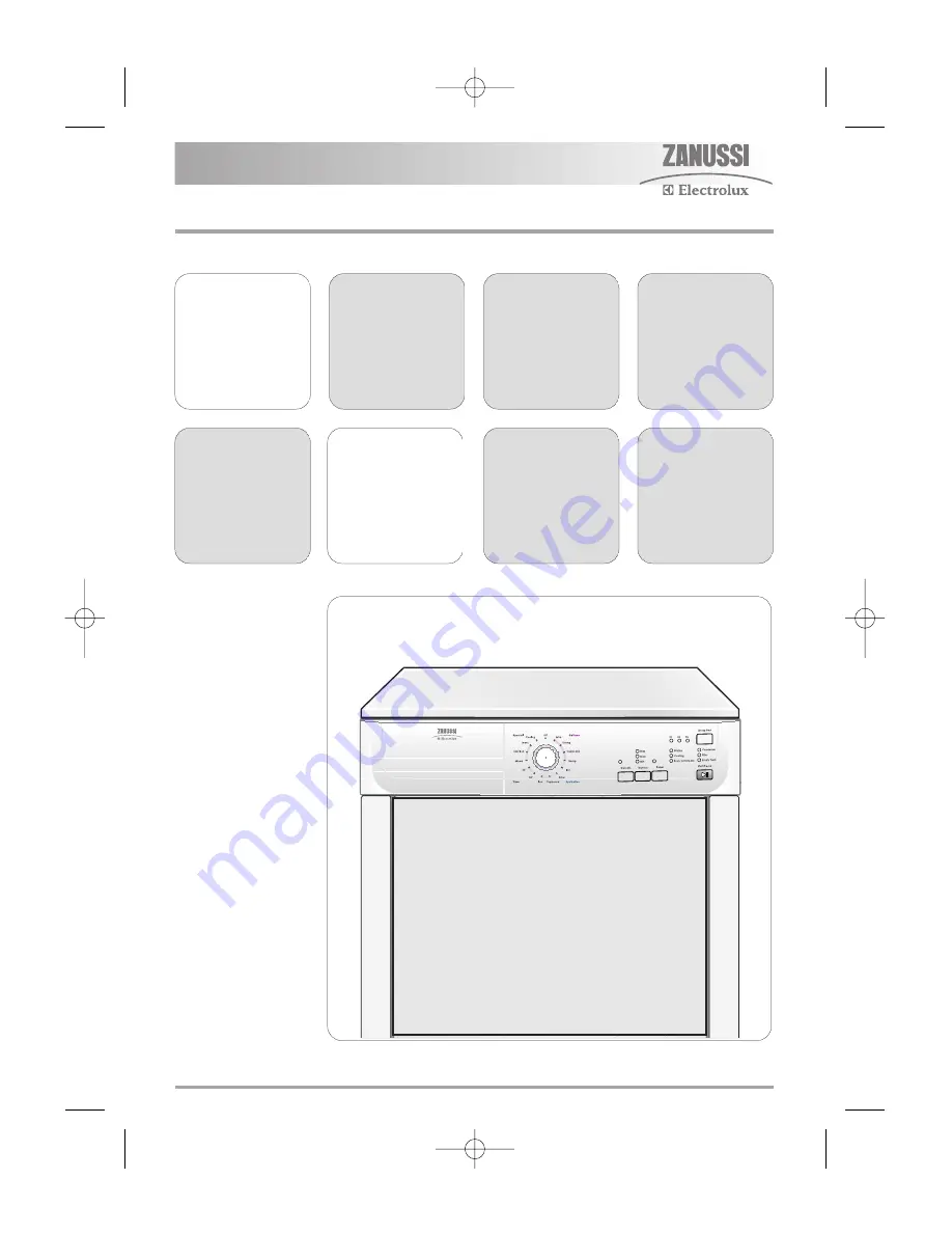 Zanussi ZDC 67550W User Manual Download Page 1