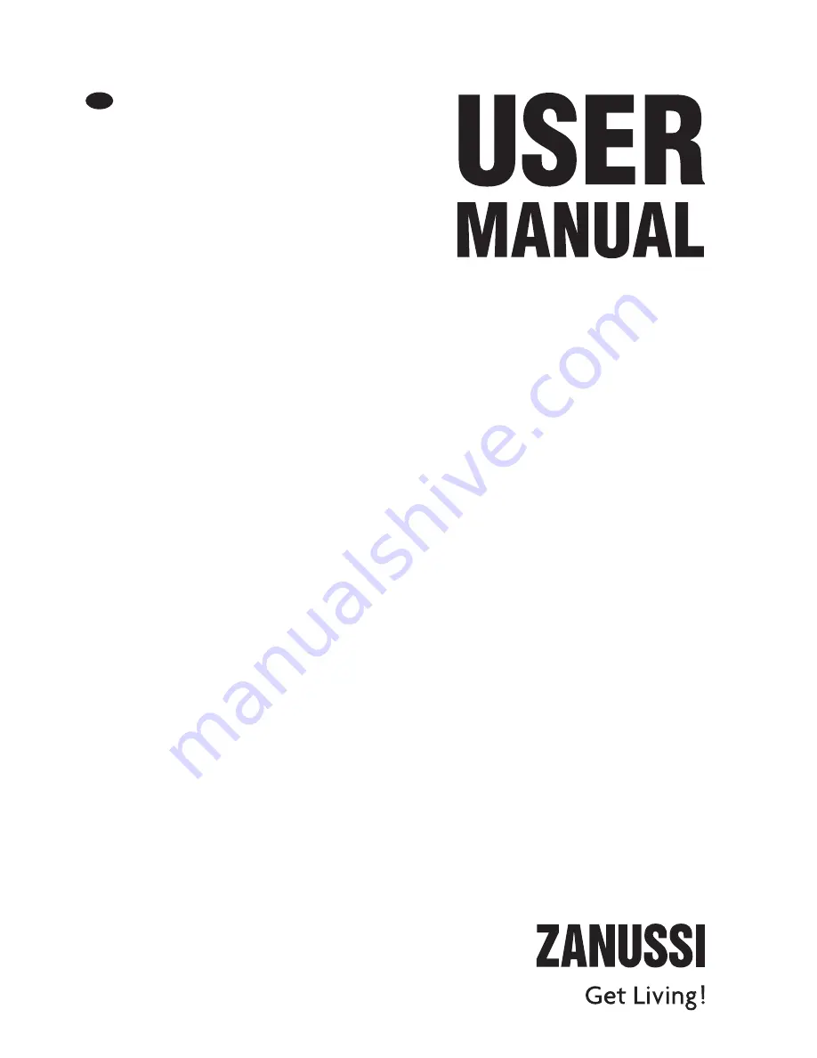 Zanussi ZDC47100G User Manual Download Page 1