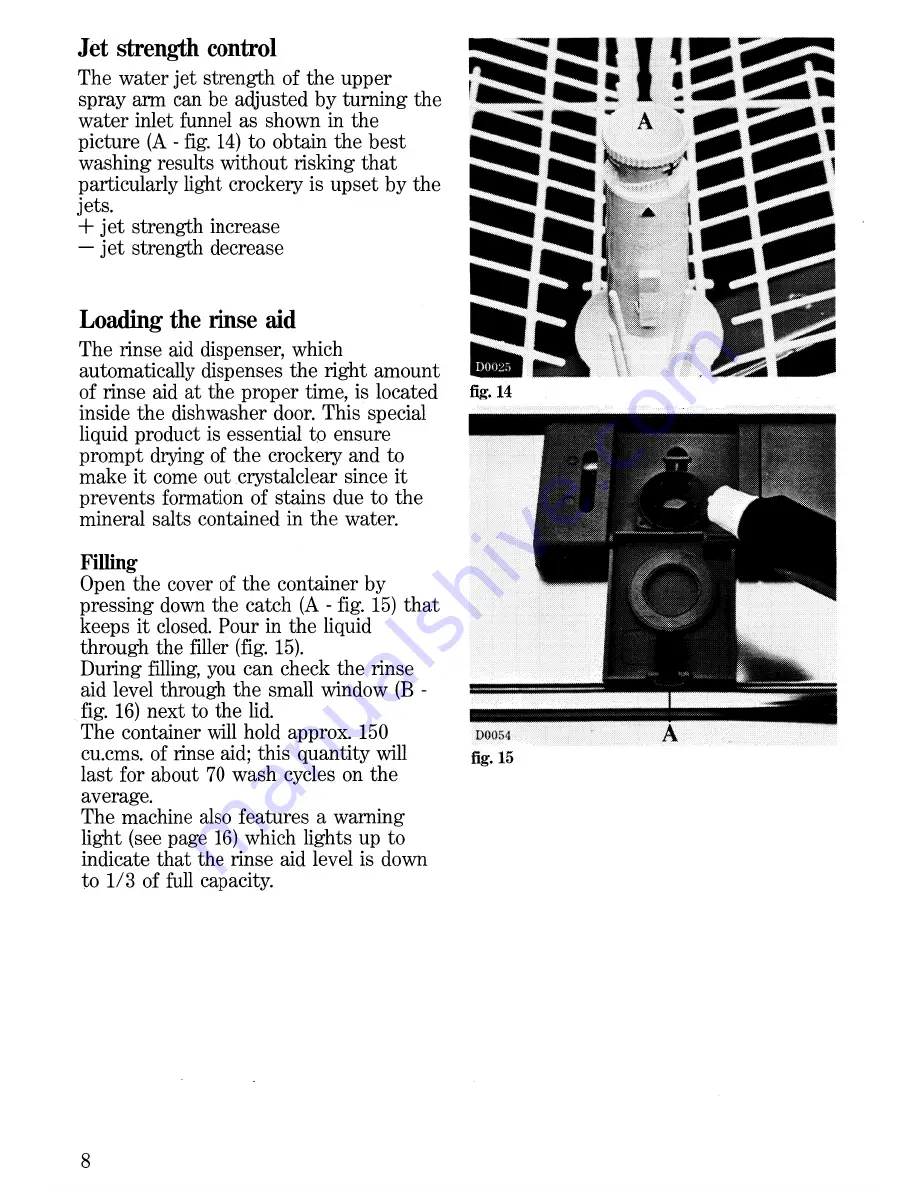 Zanussi ZE1001IS Instructions For The Use And Care Download Page 8