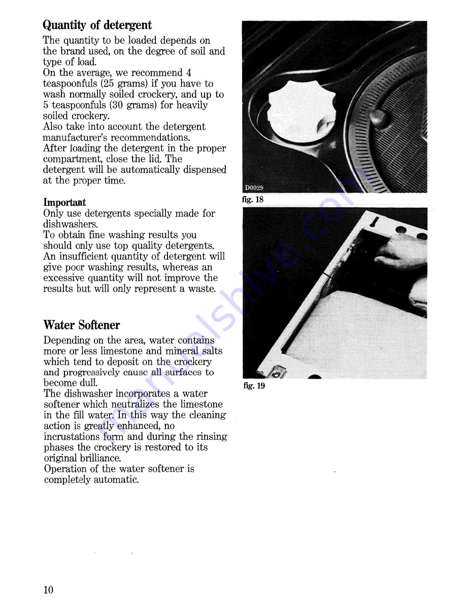 Zanussi ZE1001IS Instructions For The Use And Care Download Page 10