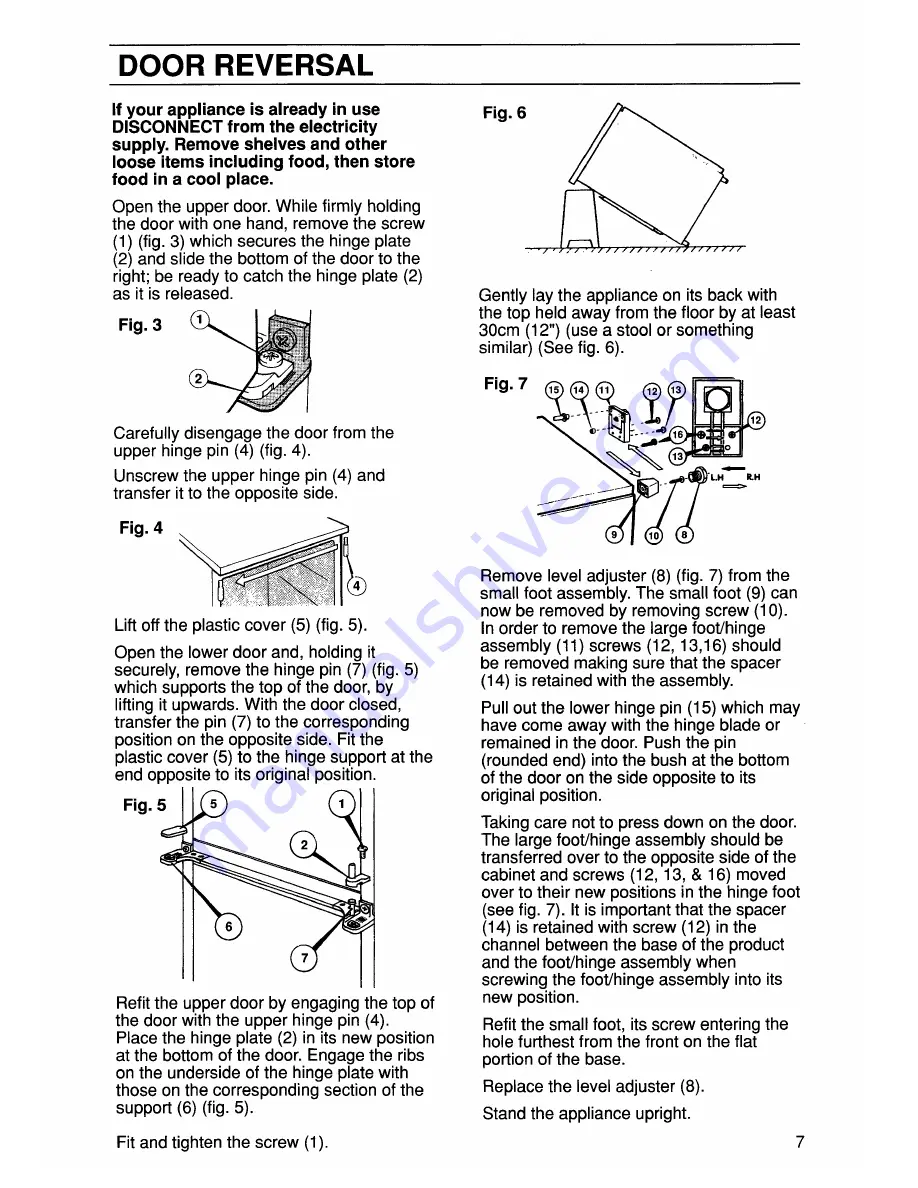 Zanussi ZF 47/56 User Manual Download Page 8